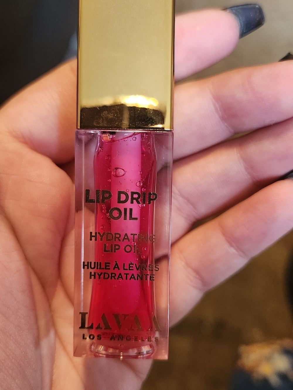 Lavaa Lip Drip Oil Hydrating Gloss — Bubblegum